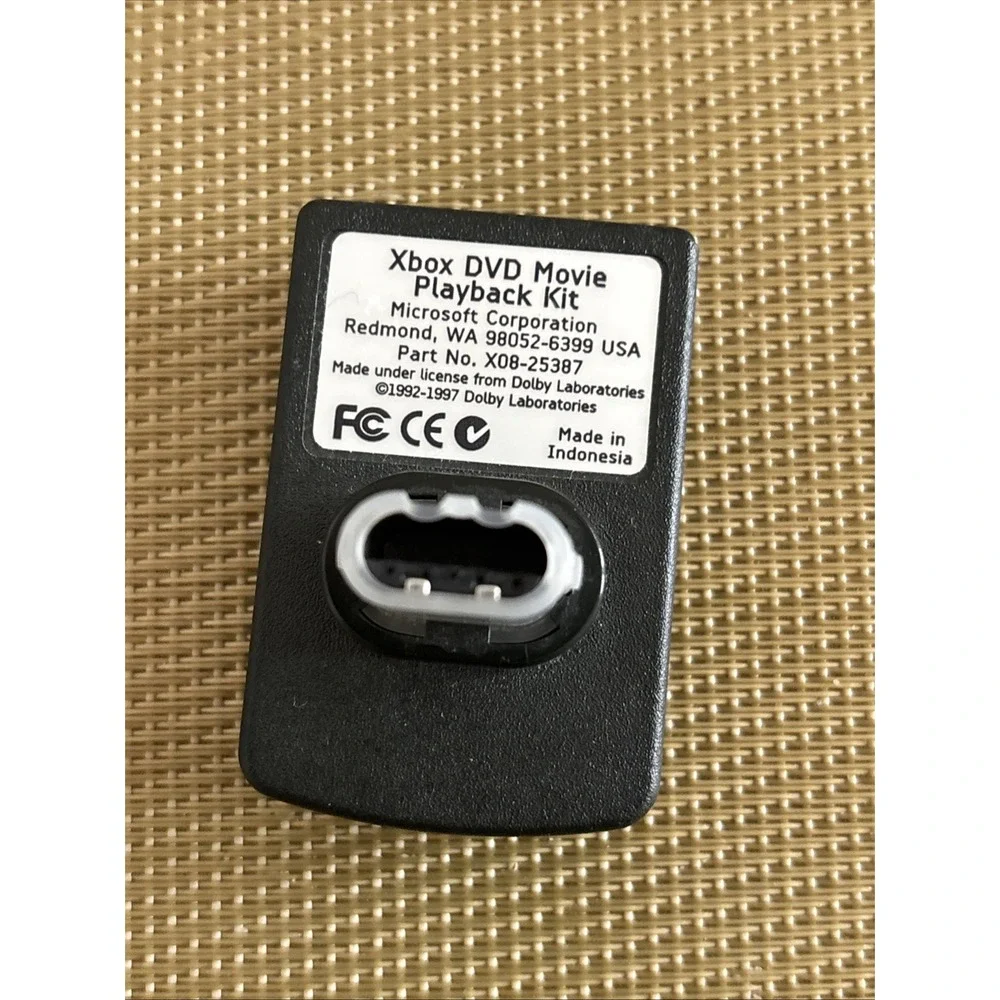 Original Genuine Microsoft Xbox DVD Movie Playback Kit Remote Receiver X08-25387